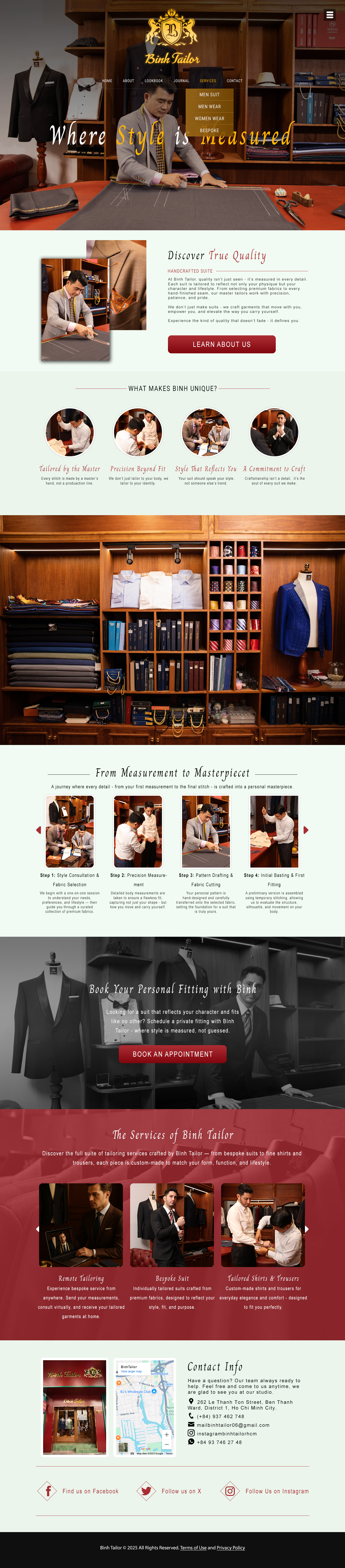 BinhTailor Demo Loading...